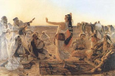 Otto Pilny Spectacle dans le desert (mk32) Spain oil painting art